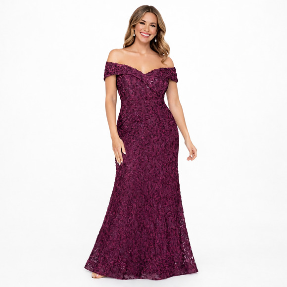Xscape Dresses & Skirts - Xscape Formal Evening Gown Sz 16W Mother of Bride Wedding Cocktail Party Dress